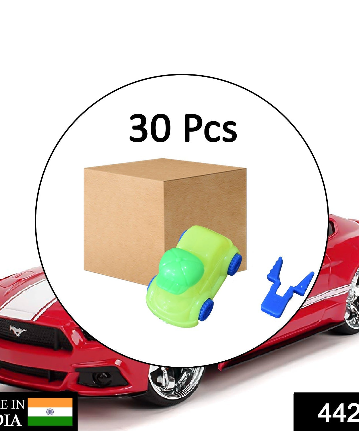 Colorful mini pull-back cars for kids, set of 30