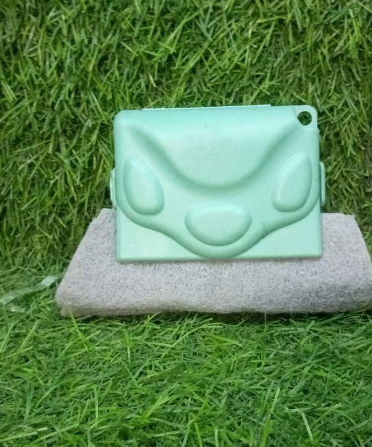 Dust cleaning brush for window grooves, door tracks, and tight spaces.