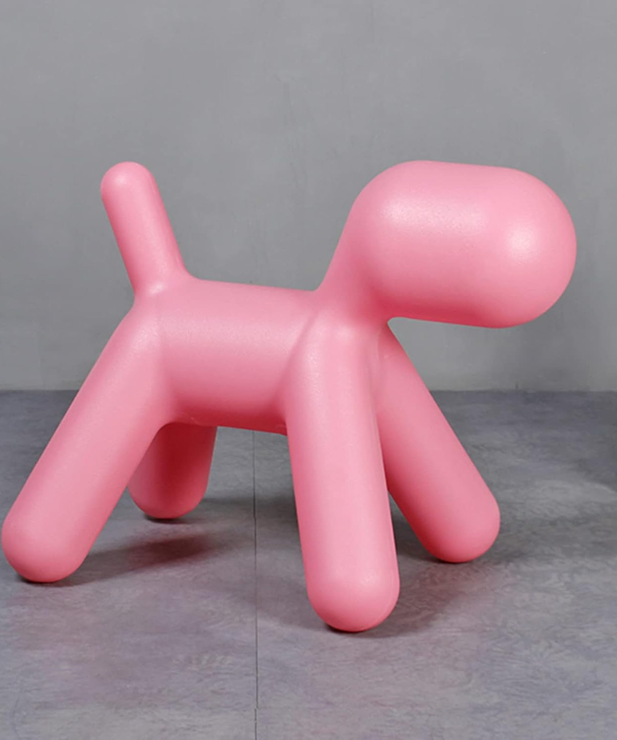 Plastic Cute Animal Puppy Chair,Creative Dog Low Footstool,Cartoon Foot Rest Stool for Bedroom Living Room Entrance Gift (1 Pc)