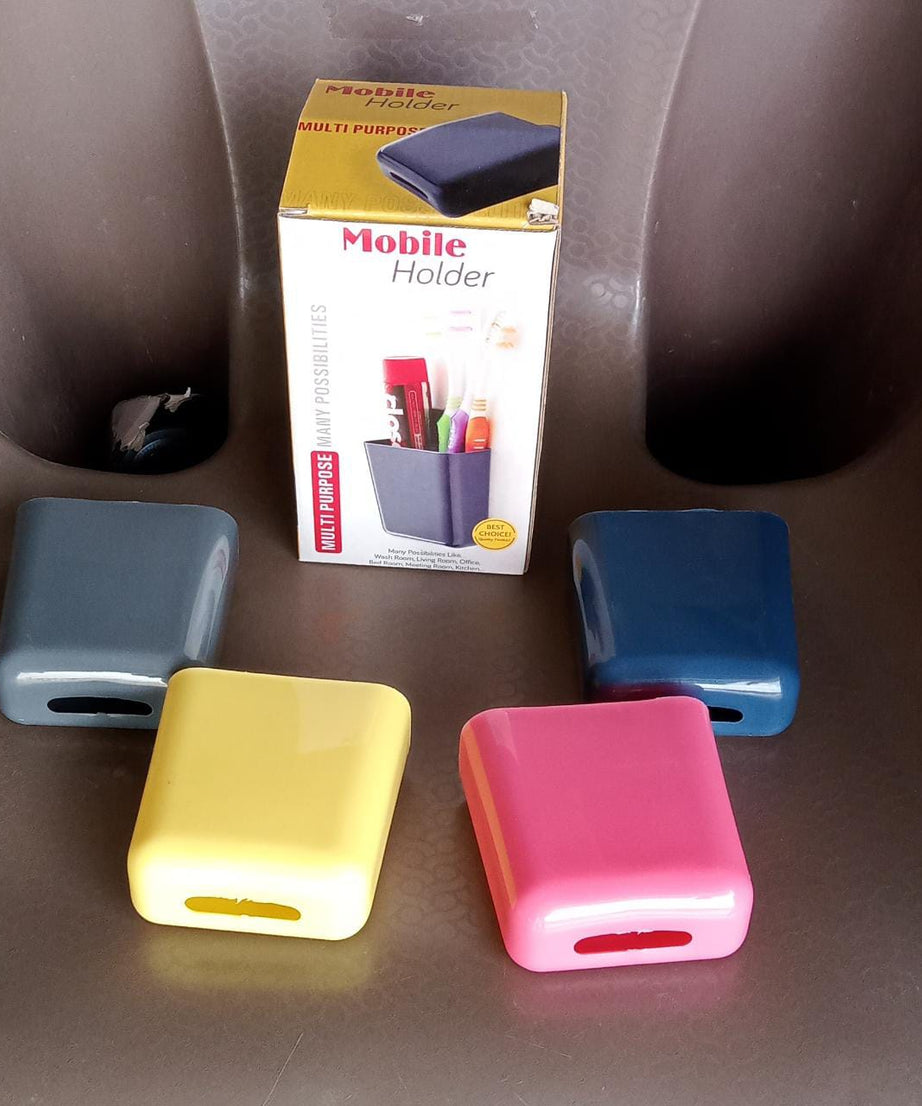 Storage case with charging plug.