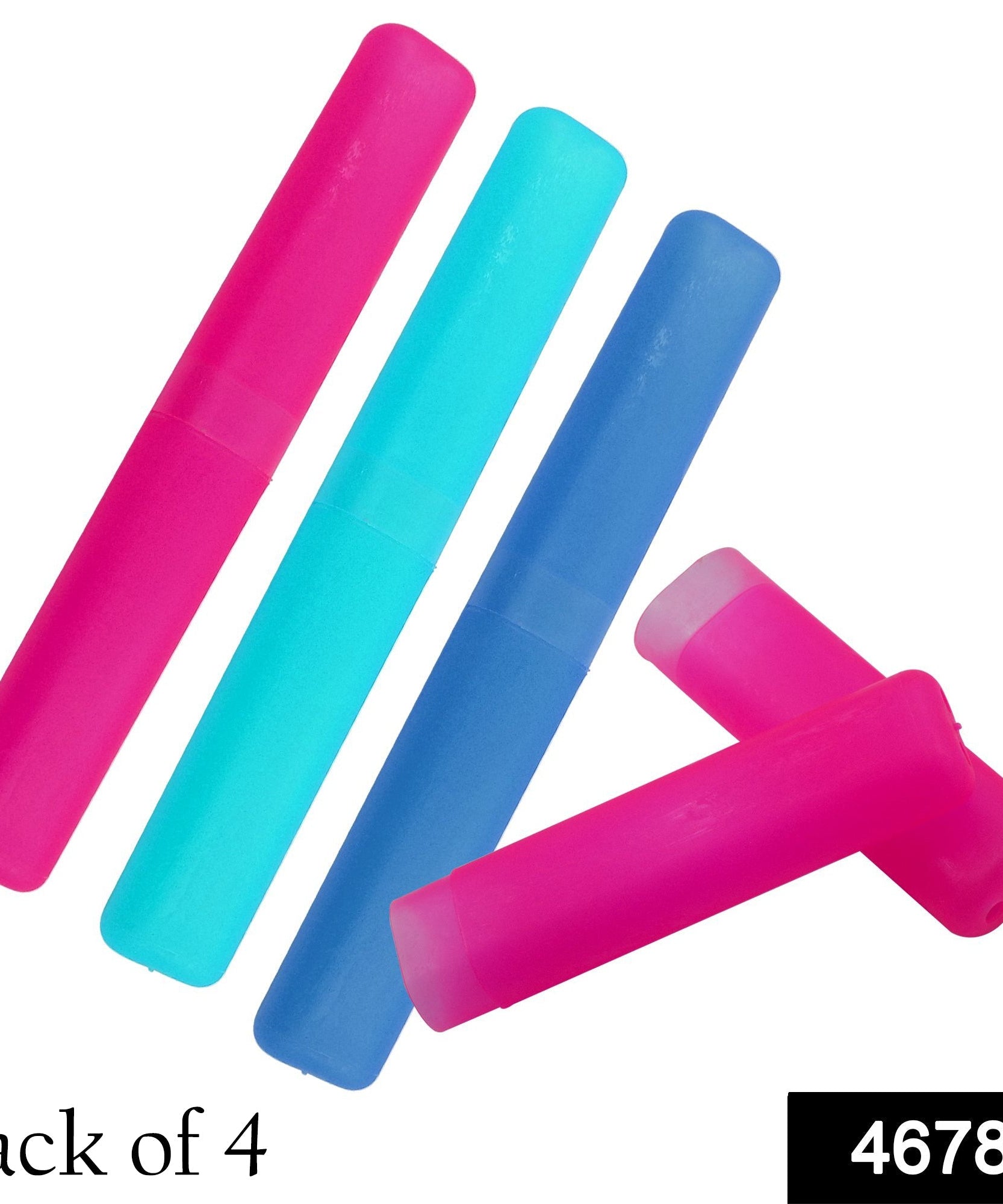 Toothbrush case, side view.