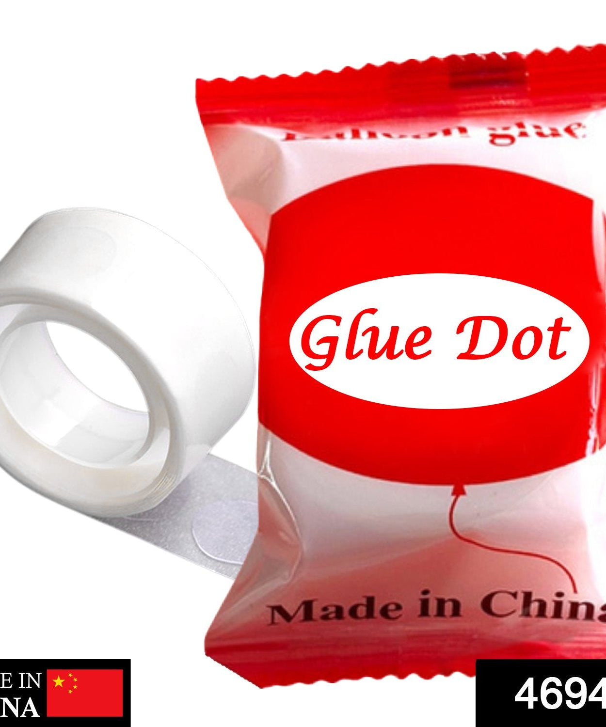 Glue dots on a roll used for various celebrations