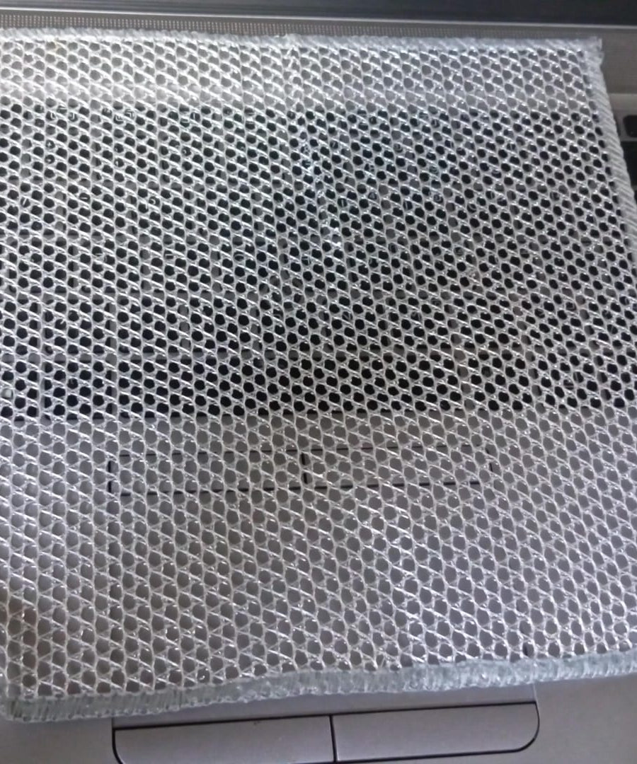 One-Sided Multipurpose Microfiber Cloths, Scrubber (1 Pc / 20x20 Cm)