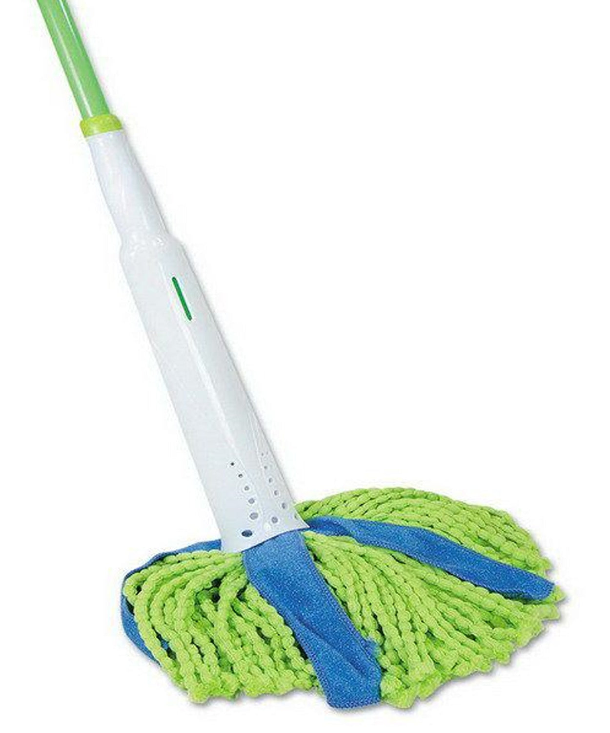 Practical broom fan for ceiling and floor cleaning, ideal for removing dust and debris.
