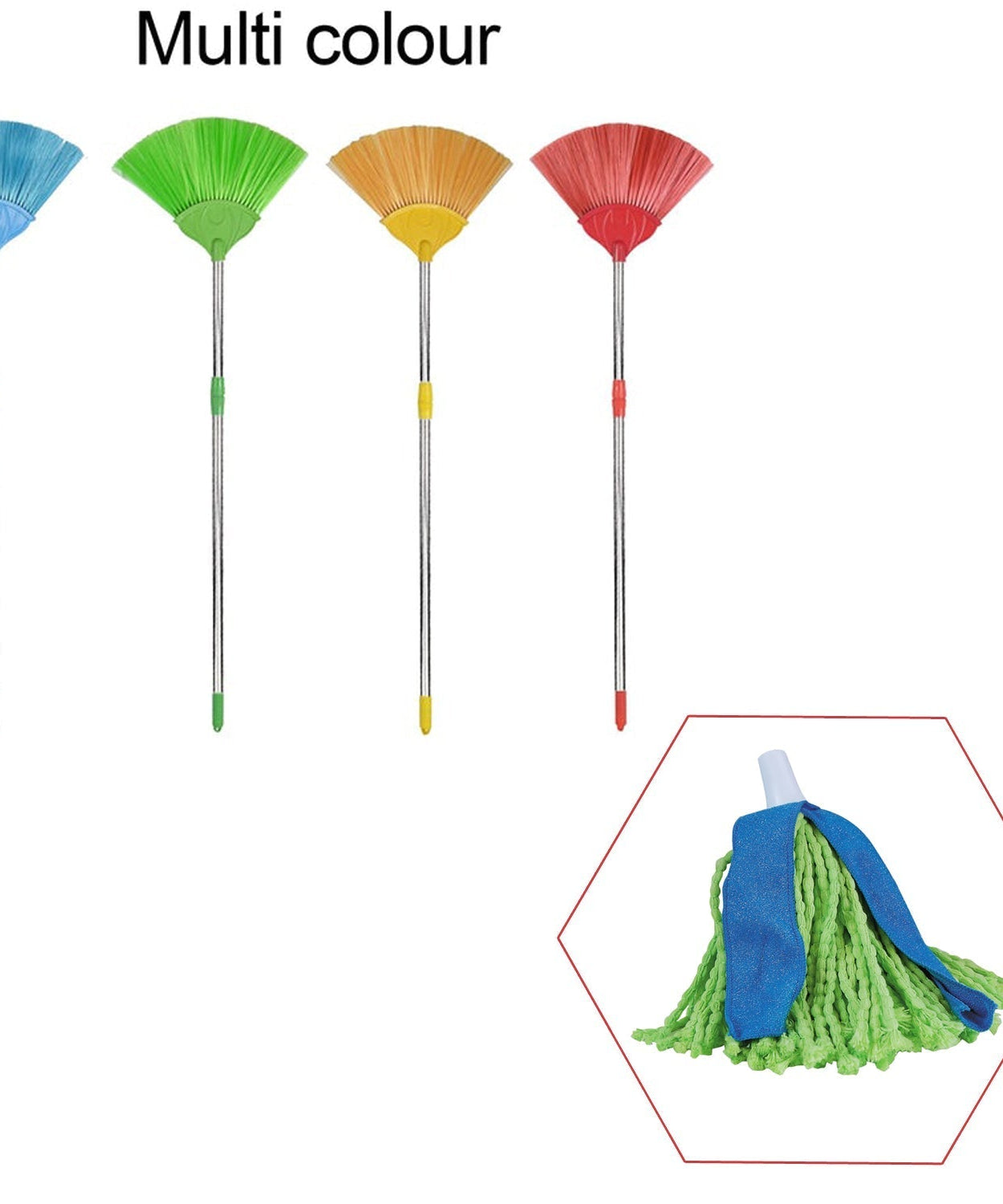 Image of a ceiling broom fan designed for effective cleaning and dust removal from floors.