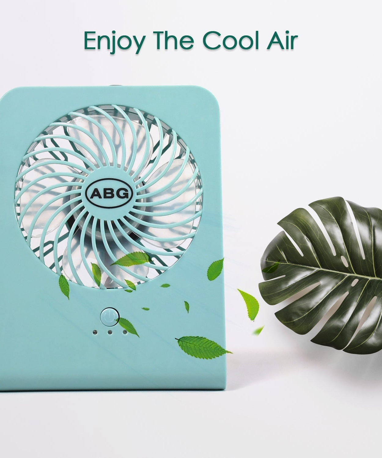 Portable Desk Fan – Big Table Fan with 3-Speed Settings for Office, School & Home (Battery Not Included)