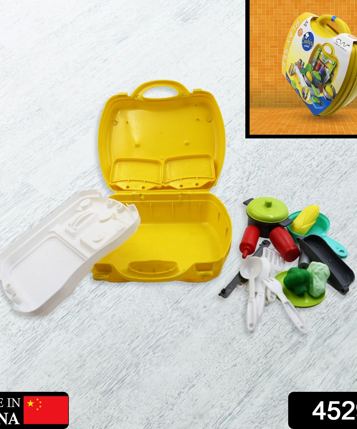 Plastic cooking set for children