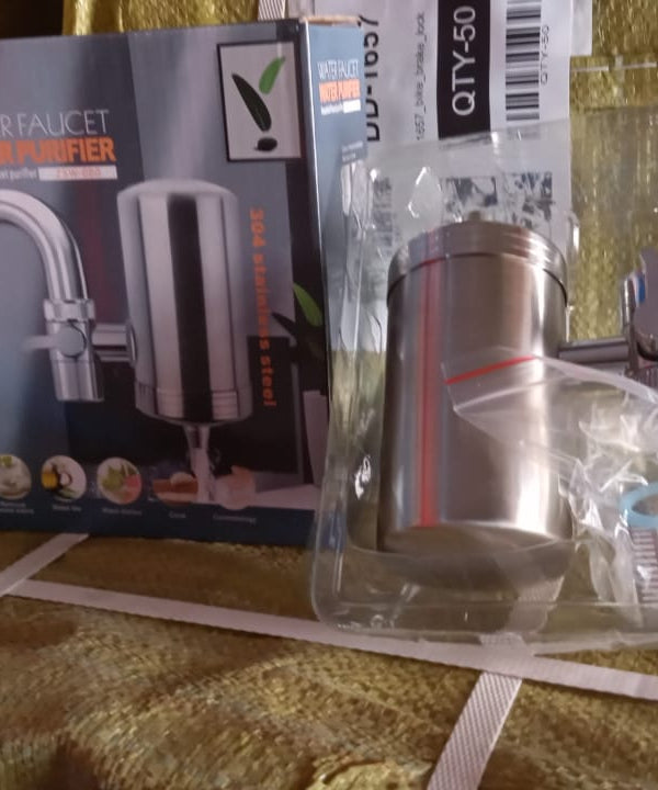 304 Stainless Steel Faucet Mount Water Filter, Water Purifier (1 Set)