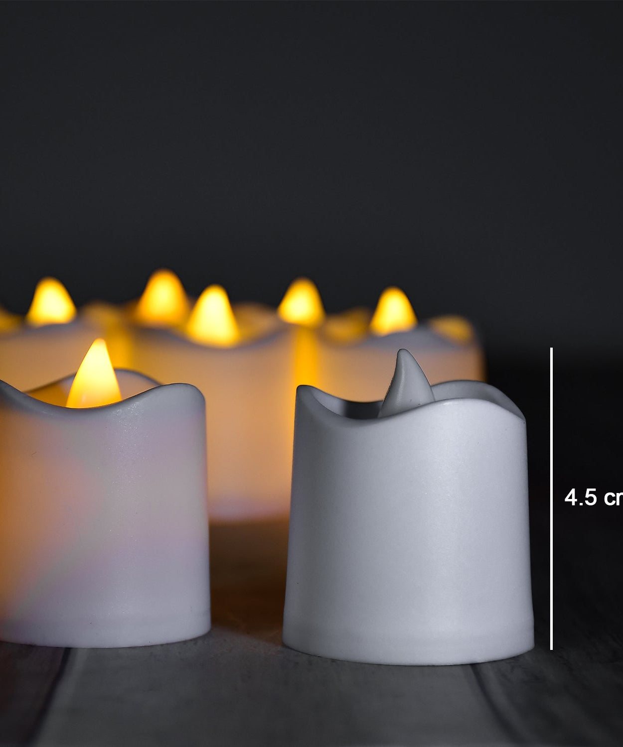 Pack of smokeless LED tealight candles.