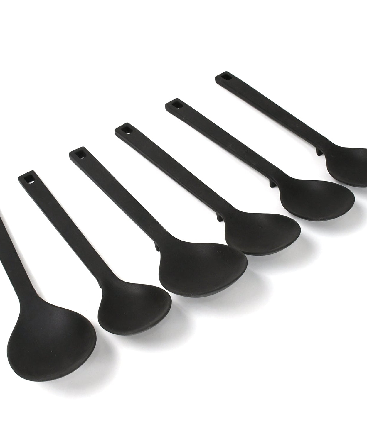 Multipurpose Silicone Spoon, Silicone Basting Spoon Non-Stick Kitchen Utensils Household Gadgets Heat-Resistant Non Stick Spoons Kitchen Cookware Items For Cooking and Baking (6 Pcs Set)