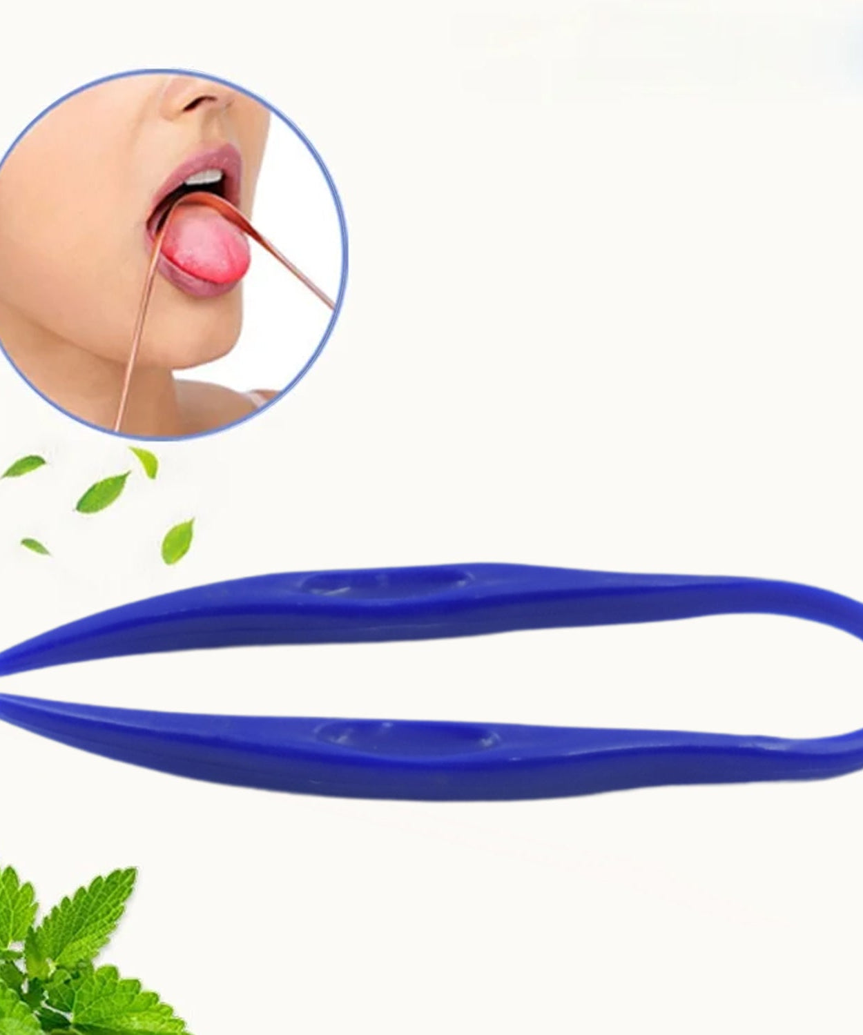 Plastic Tongue Cleaner For Kids & Adults | Tongue Scraper For Bad Breath, Maintain Oral Hygiene for Daily Use | for Fresh Breath & Bacteria Removal | Improved Taste Plastic With Handle Tongue Cleaner (1 Pc )