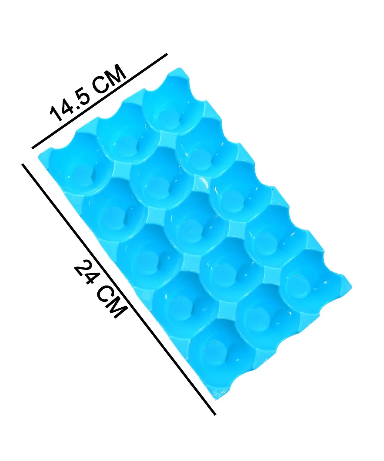 15 egg holder, plastic tray set of 4