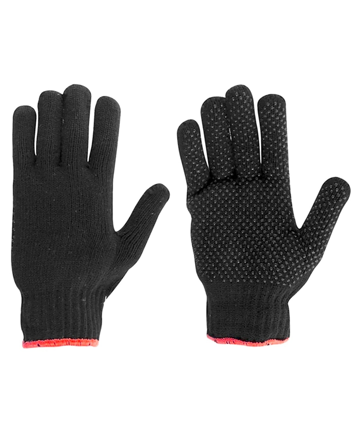 Work gloves with a comfortable cotton-polyester blend.