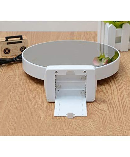 Plastic 2 in 1 Mirror Come Photo Frame with Led Light