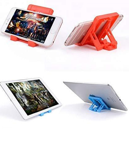 Compact mobile stand with multiple adjustable angles