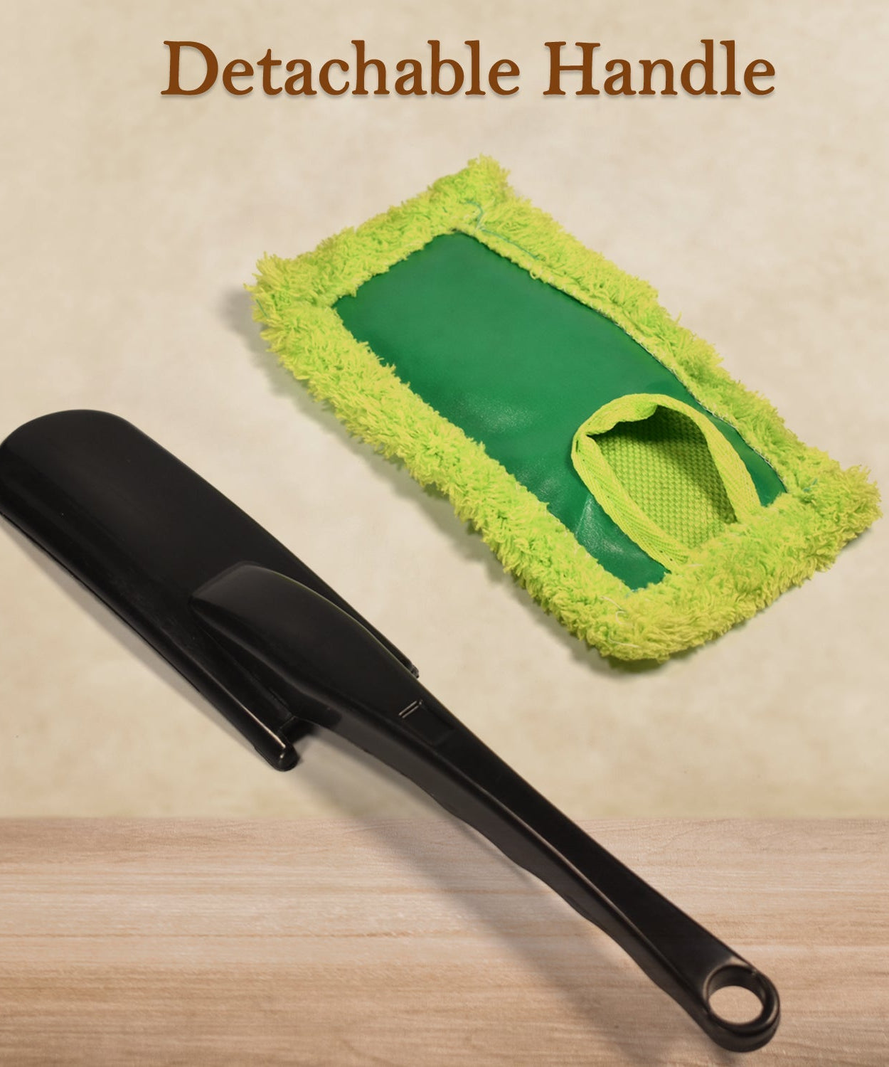 Microfiber duster for car with large brush for effective cleaning
