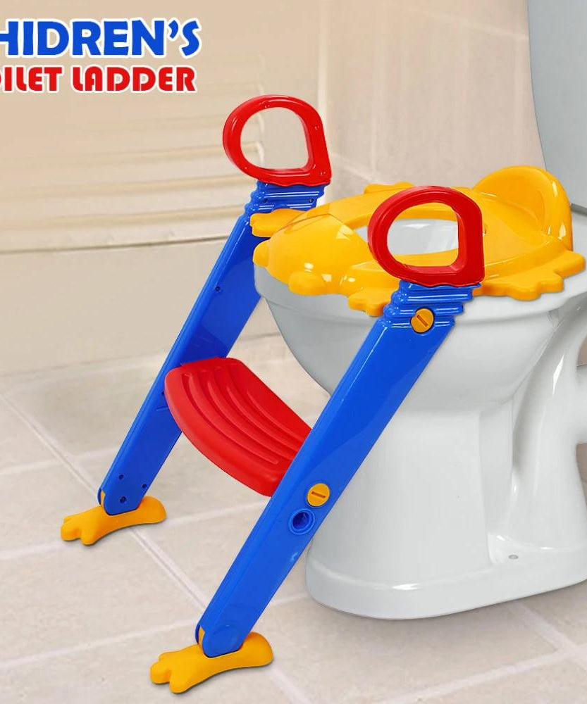 Multicolour potty seat with step ladder