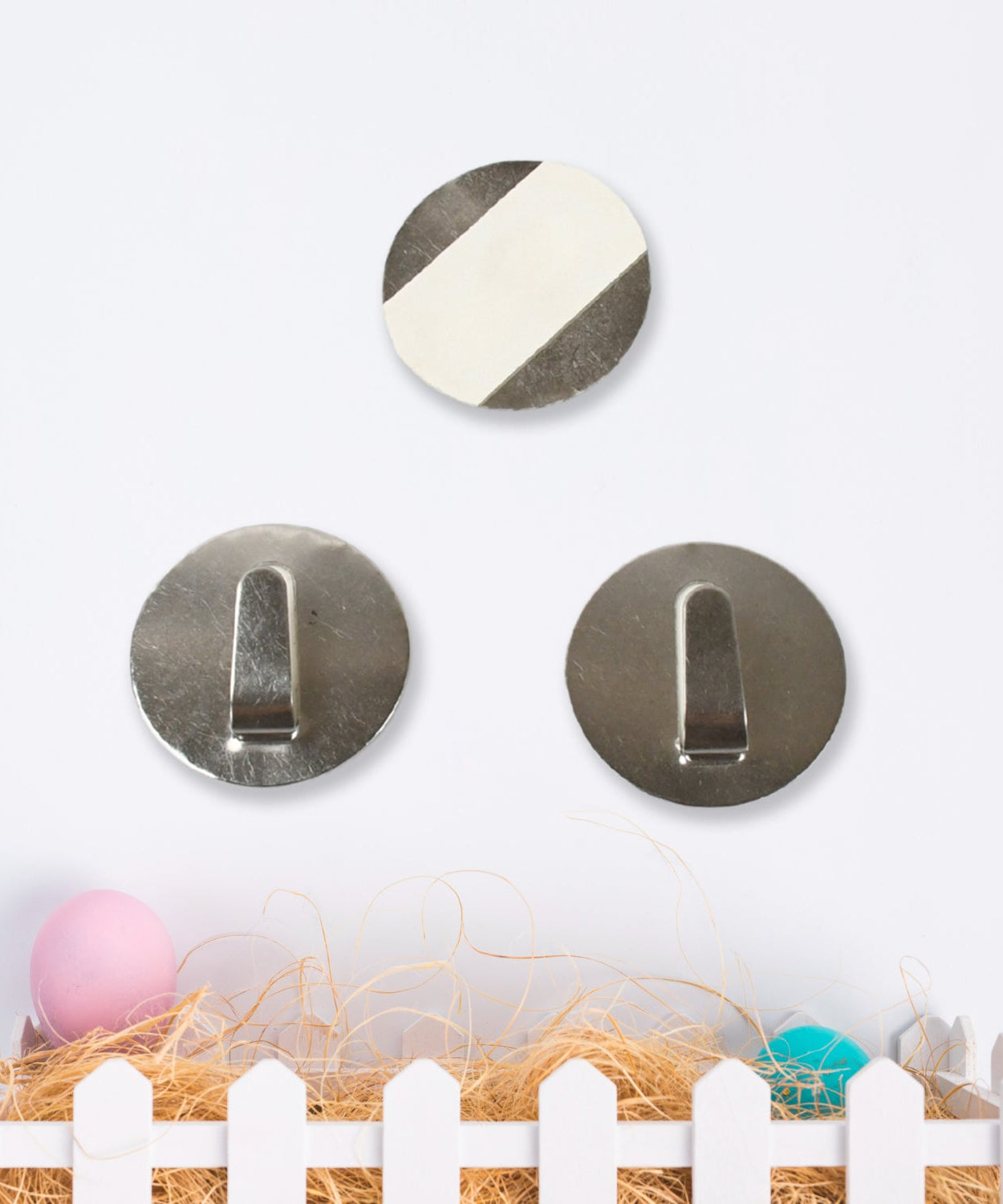 Self- Adhesive Hooks, Heavy Duty Wall Hooks Hangers Stainless Steel Waterproof Sticky Hooks for Hanging Robe Coat Towel Kitchen Bathroom and.