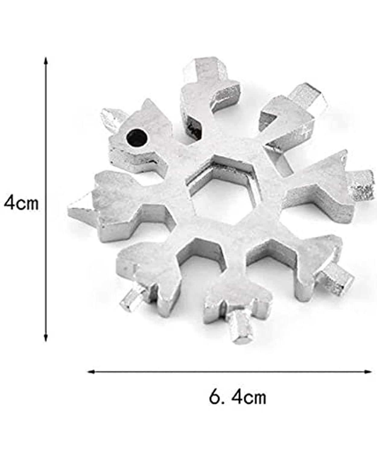 Durable & Portable 18 in 1 Snowflake Multi-Tool, Snowflake Bottle Opener Flat Phillips Screwdriver Kit Wrench