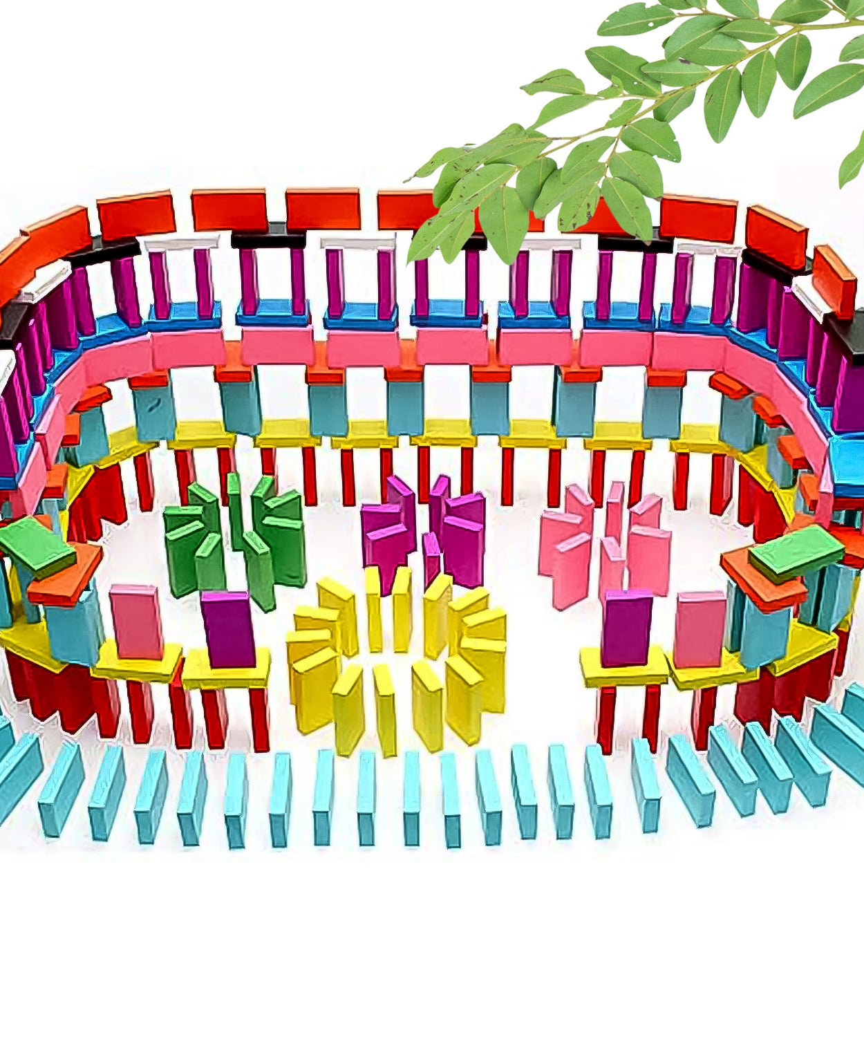 Kids 120 Domino Blocks Dominoes (120 Pcs Set)