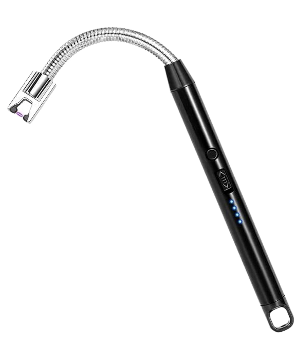 Long Flexible USB Rechargeable Electric Arc Lighter – Windproof, Flameless Plasma