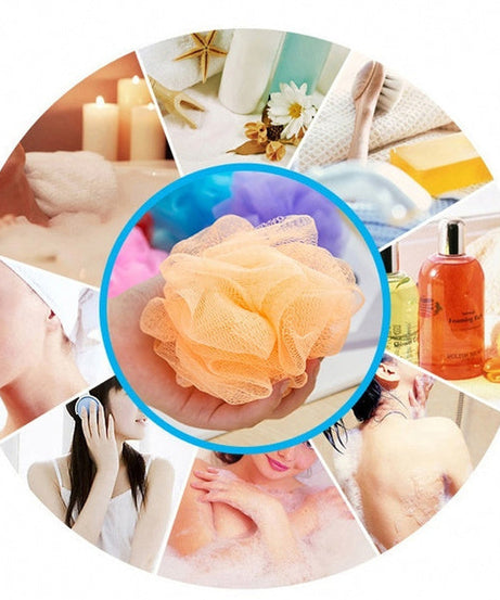 Bath sponge for men and women with back scrubber