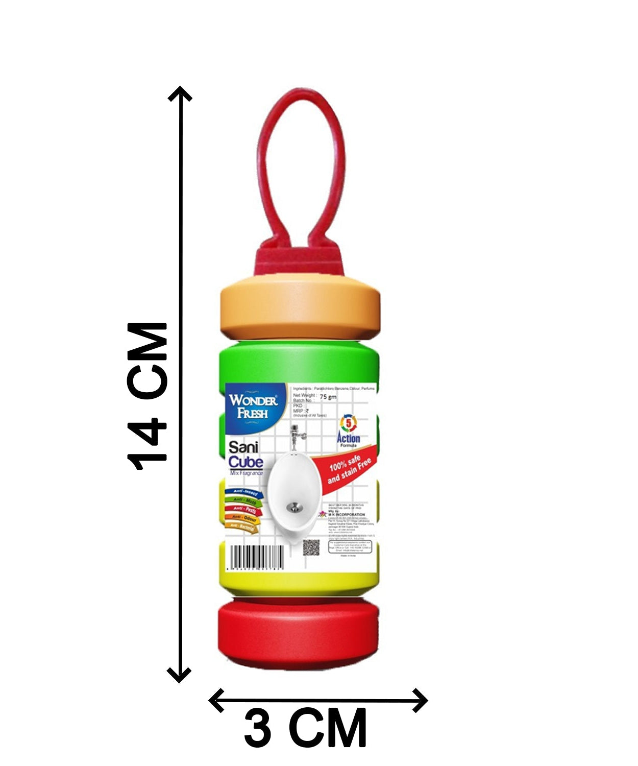 Fragrance blocks for urinals and toilets, 6 pieces set