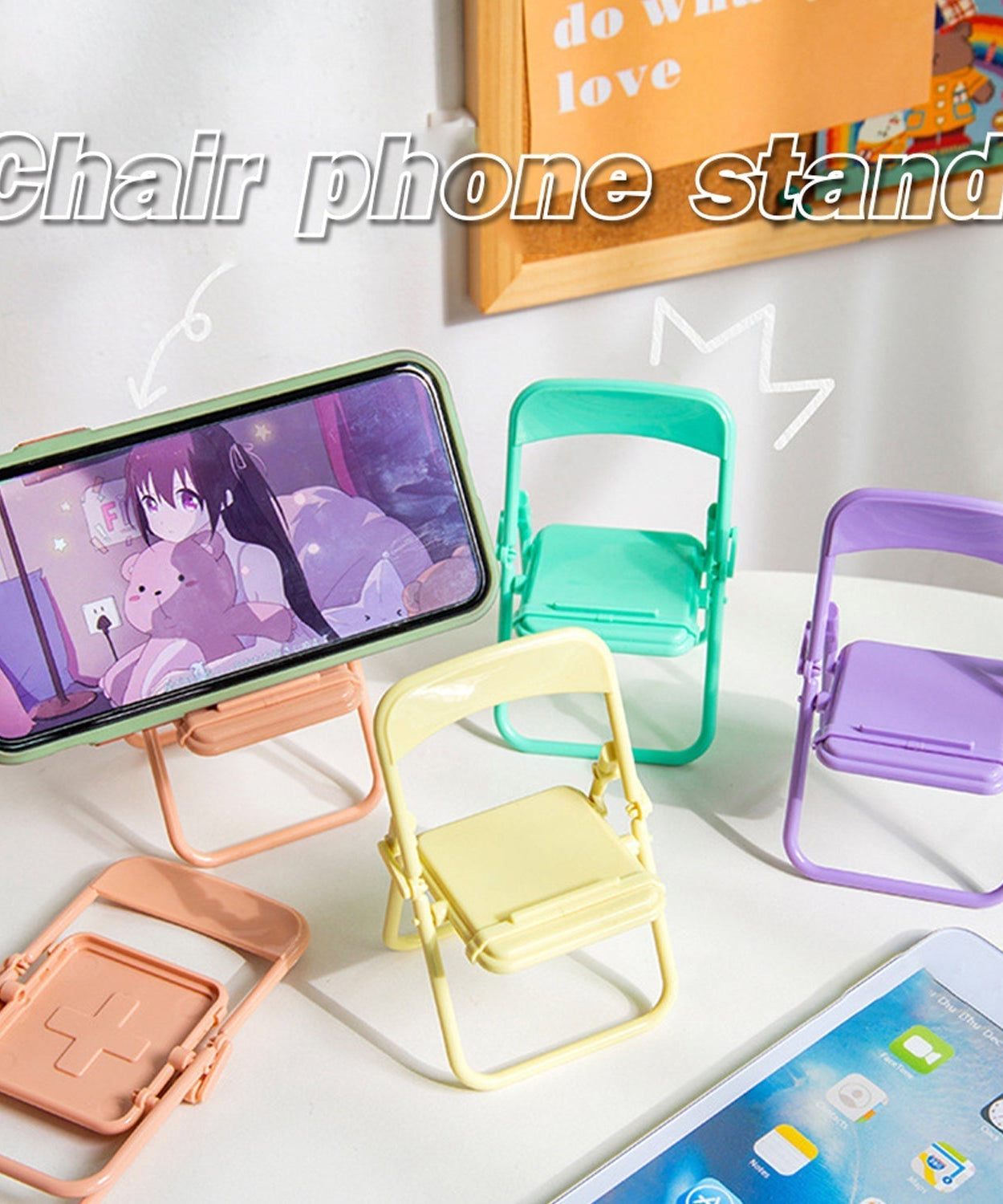 Ergonomic mobile stand for comfortable viewing angles.