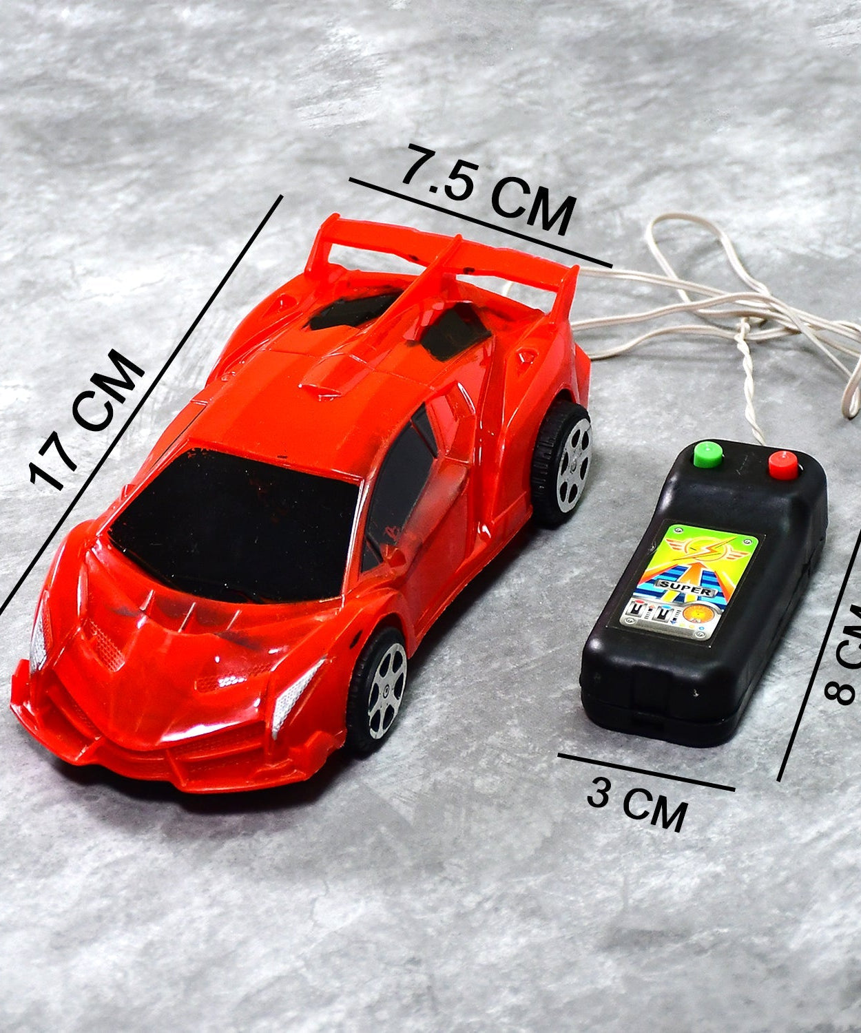 Simulation car with remote control