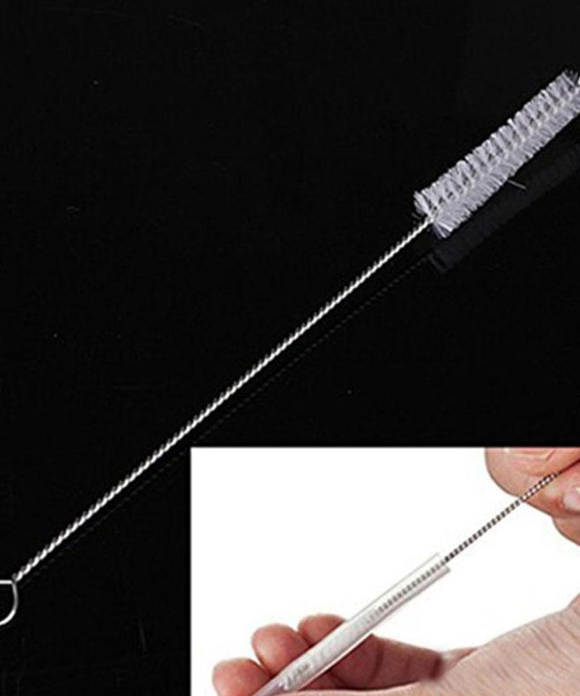 Stainless steel straw brush