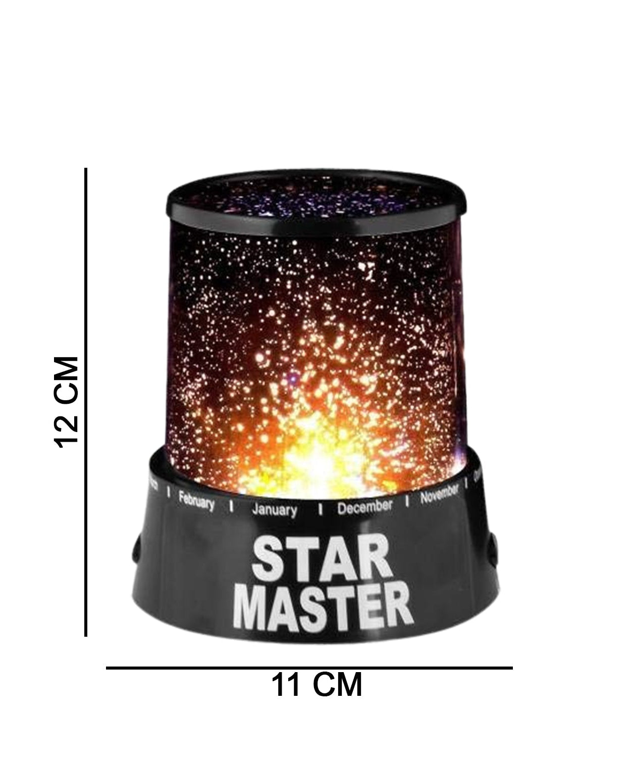 LED projector lamp for night with starry projection