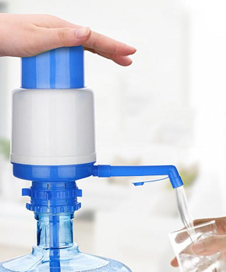 Hand press water pump dispenser, manual pump