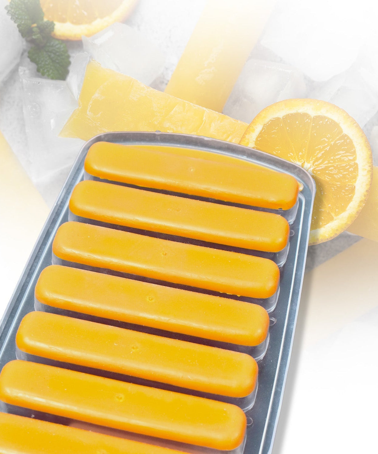 Ice cube tray with -out feature