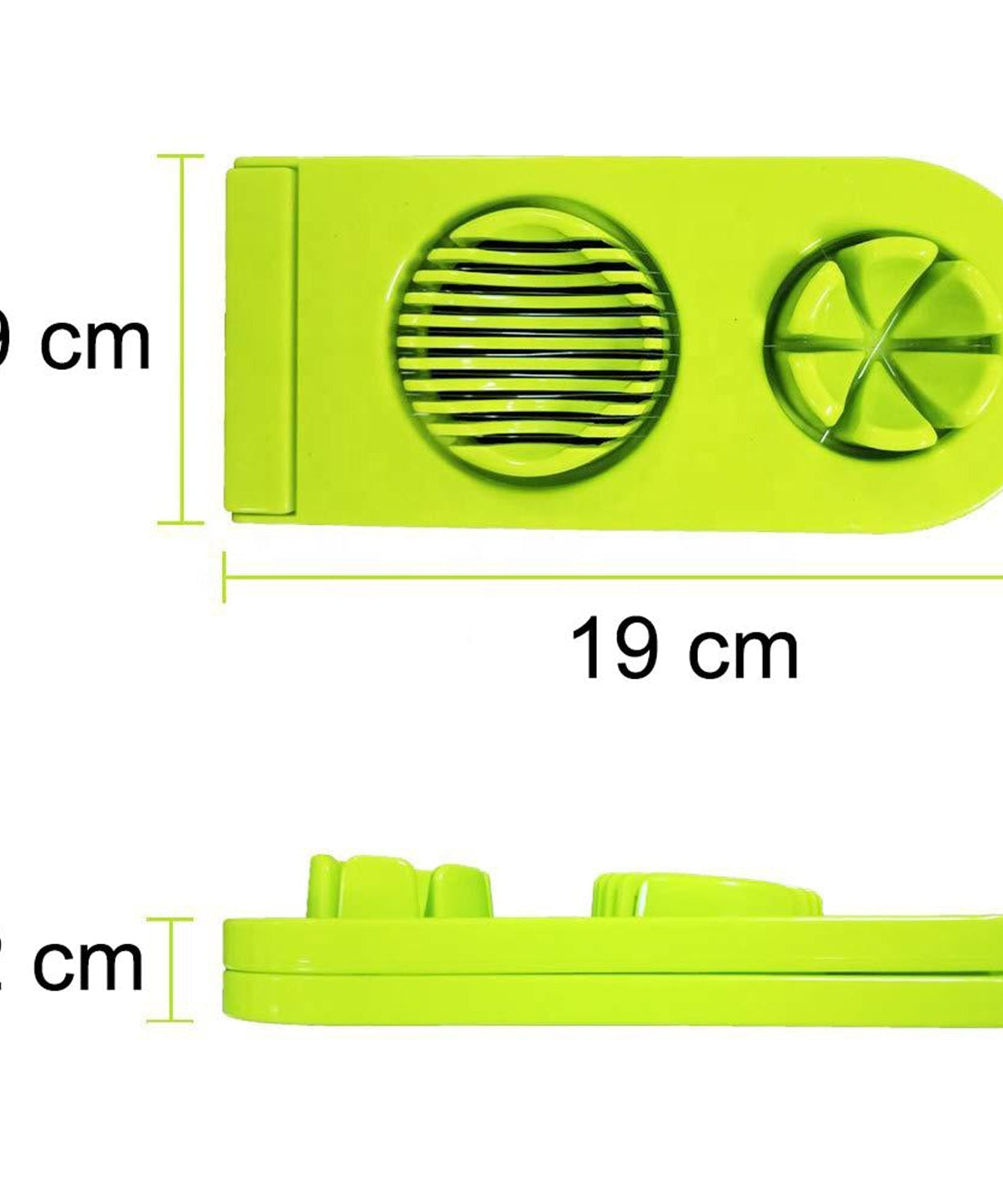 Egg slicer with stainless steel wire, ideal for uniform slices
