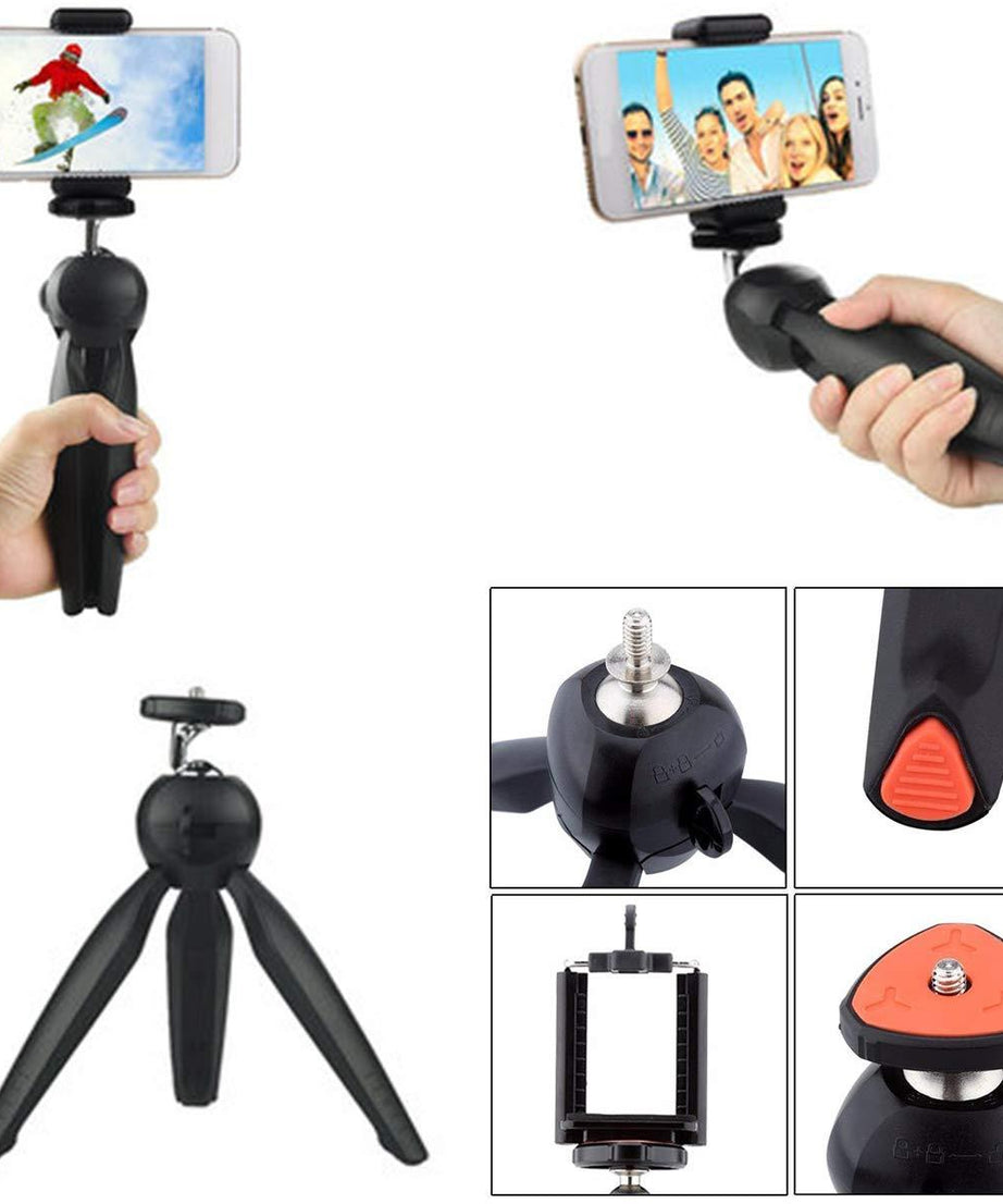 Compact mini tripod for photography