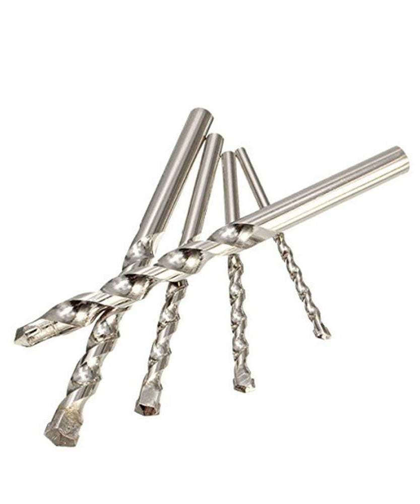 Versatile 5-piece metal drill bit set, multicolour.