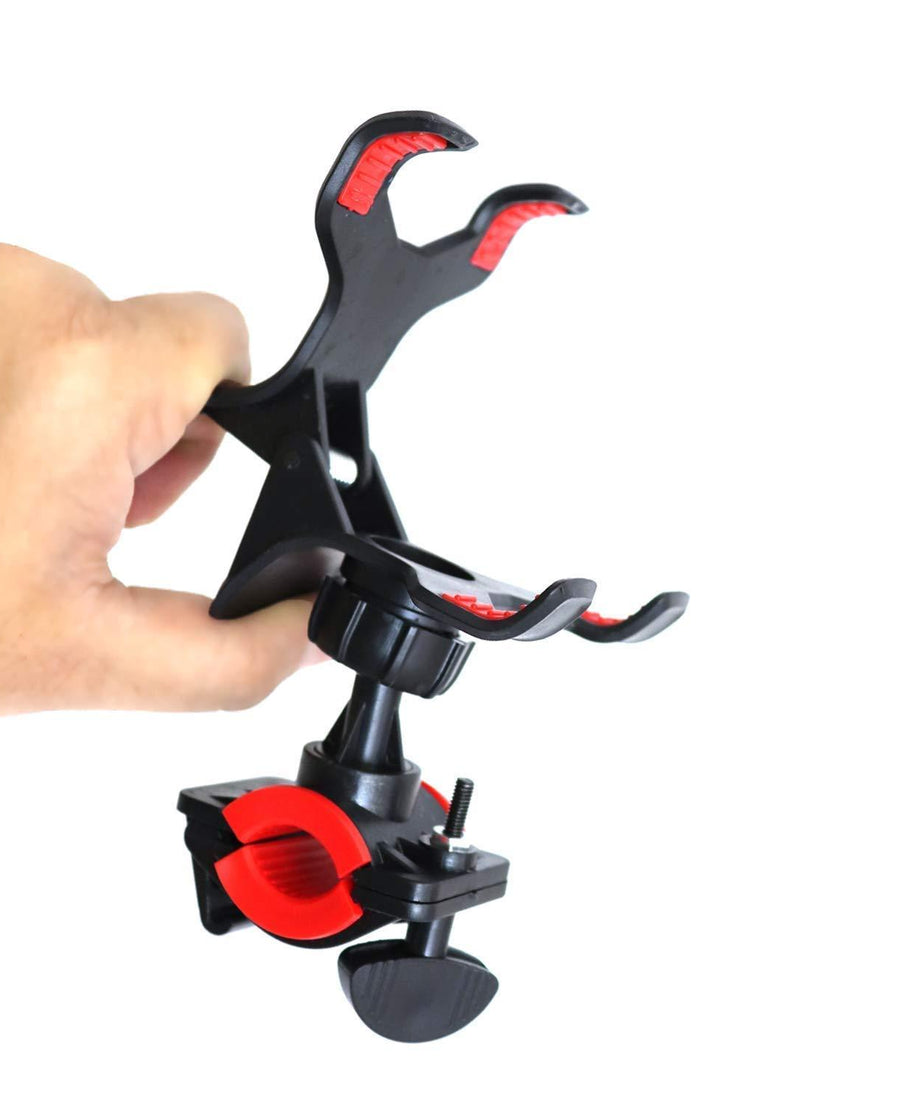 Bike phone holder with adjustable straps