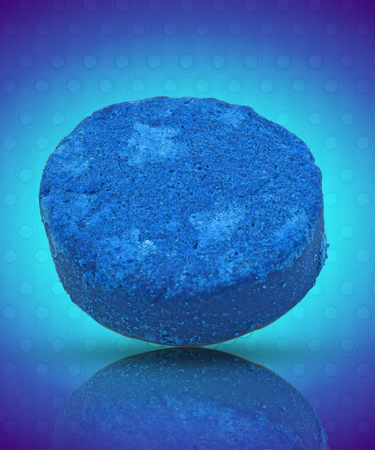 Powerful blue toilet bowl cleaners, pack of 12.