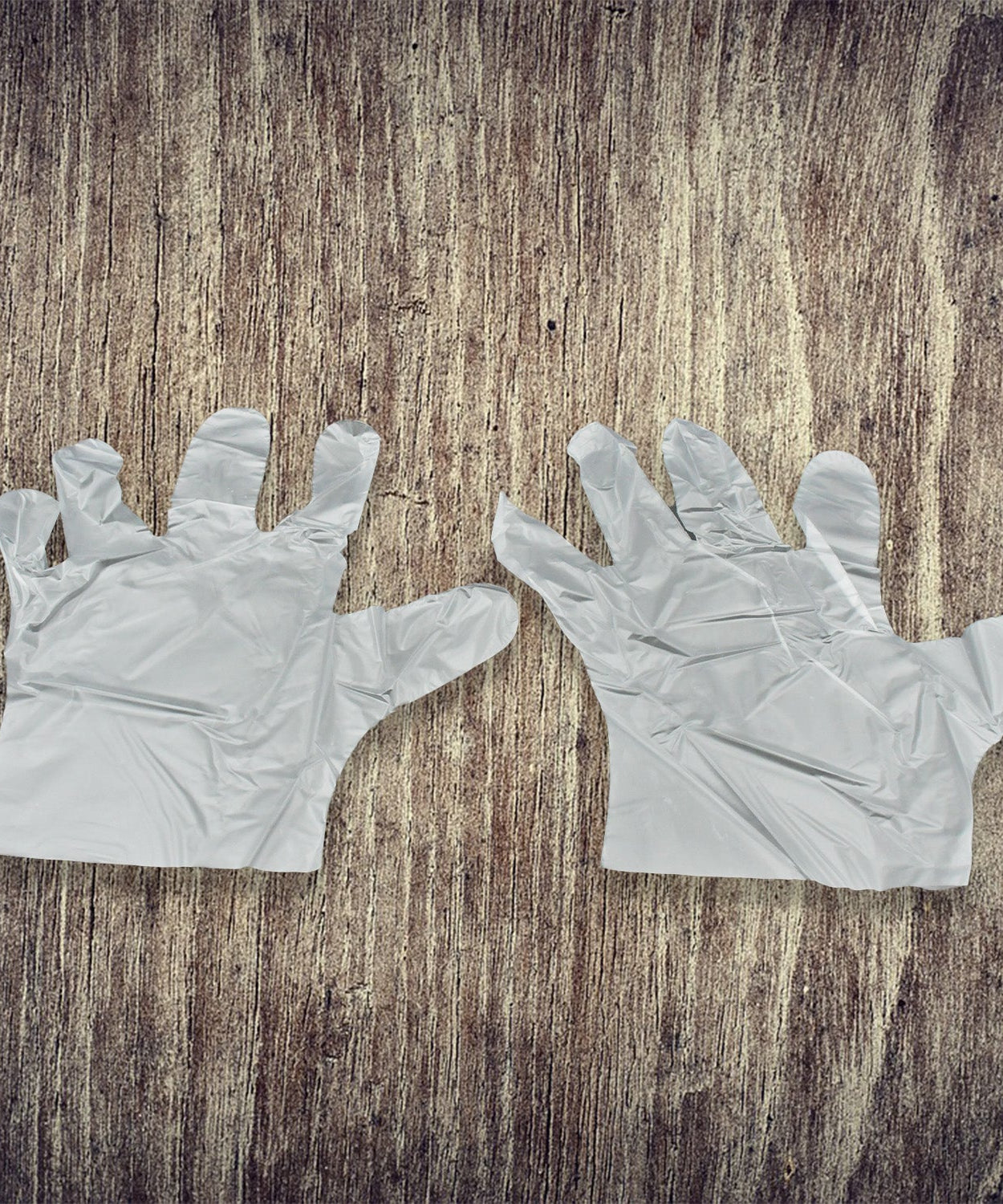 Large disposable gloves for cleaning and protection