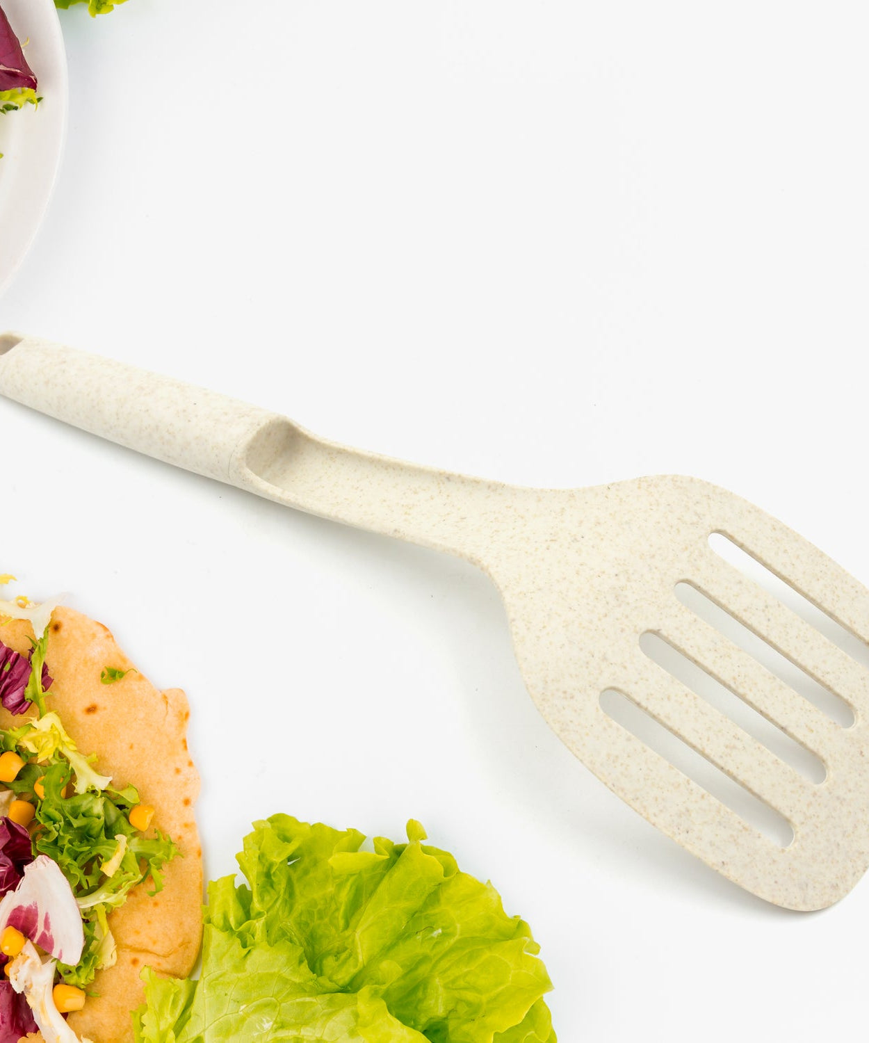 Plastic Kitchen Accessories Skimmer, Spatula Spoon & Soup Spoon Heat Resistant  Non Stick Spoons Kitchen Cookware Items Heat Resistant Plastic Kitchen Utensils for Cooking, BPA FREE Gadgets for Non-Stick Cookware (1 Pc )