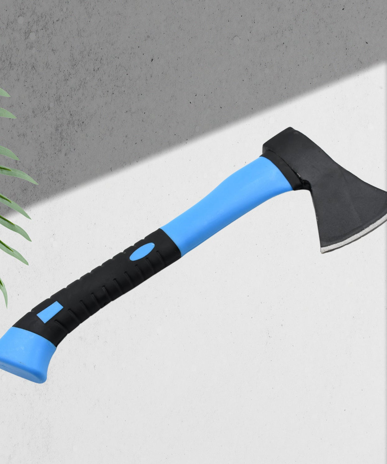 Durable camping axe for safety and cutting.