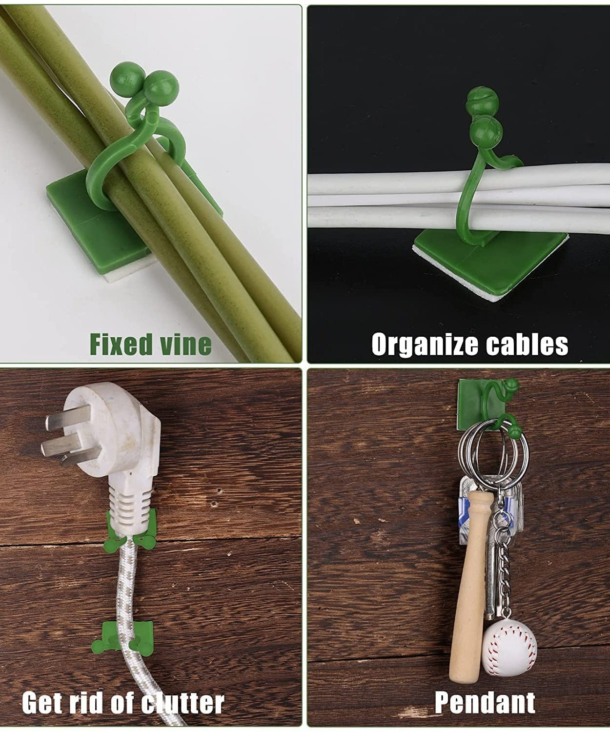 Vine plant fixing clips