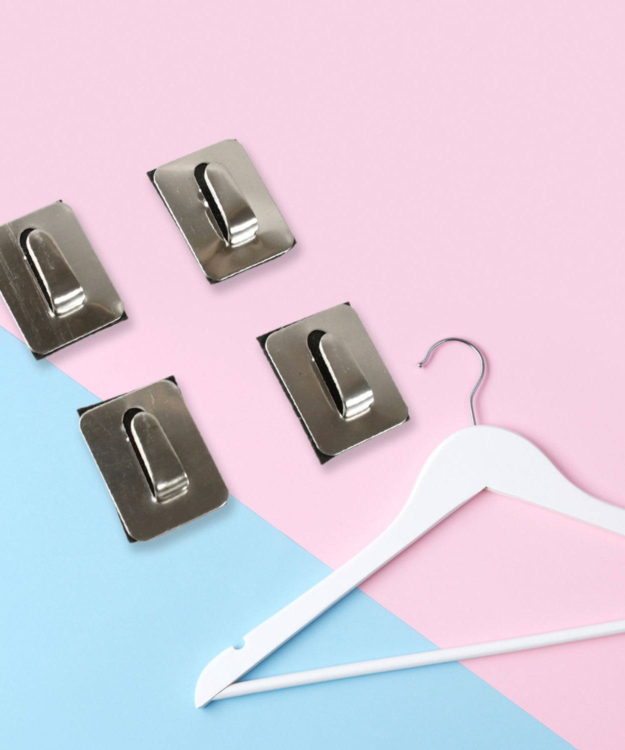 Self- Adhesive Hooks, Heavy Duty Wall Hooks Hangers Stainless Steel Waterproof Sticky Hooks for Hanging Robe Coat Towel Kitchen Bathroom and.