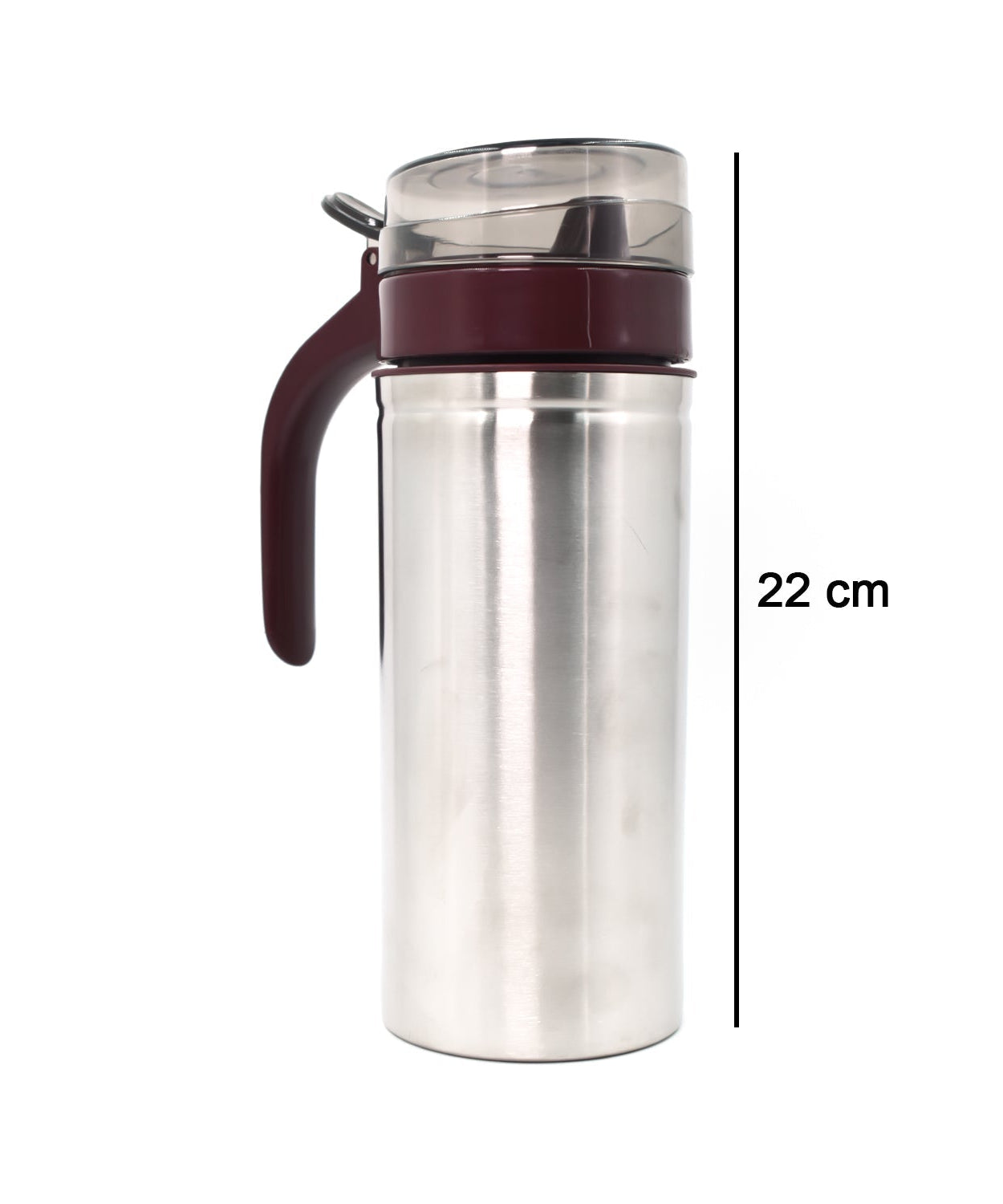 Stainless steel 750ml oil container with nozzle
