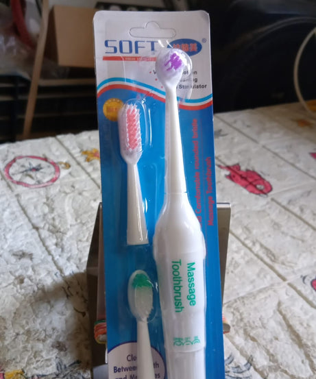 Electric Toothbrush for Adults & Teens – Deep Cleansing, Battery Operated (Battery Not included)