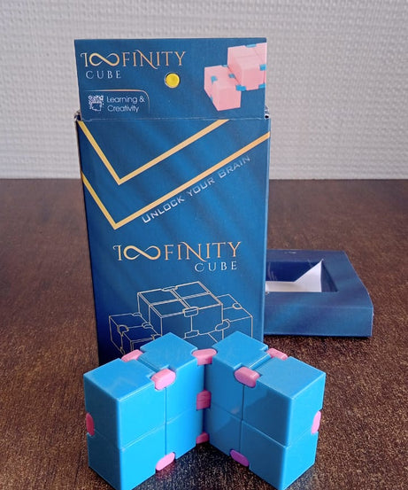 Infinity Cube Fidget Toy Stress Relief Hand Puzzle for Kids & Adults 1 Pc