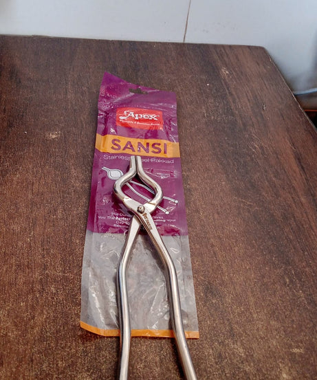 Apex Full Round Sansi – Heavy-Duty Stainless Steel Pakkad | Strong Grip (1 Pc)