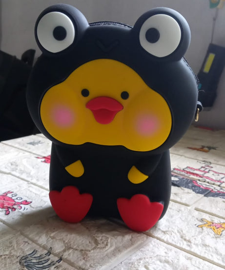 Cute Cartoon Girls' Backpack, Shoulder Bag /  Purse, Portable, Mini Silicone Handbag Girls, Children's Bag/Purse for Girls Women, Gift Girls Bag Accessories (1 Pc Mix Color )