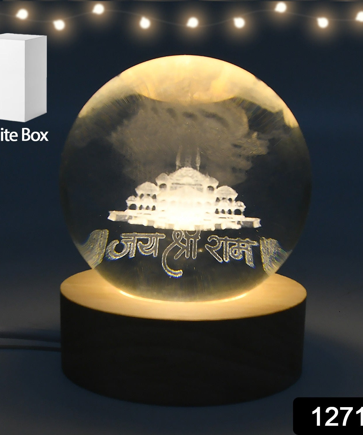 3D Crystal Ball lamps for Bedroom 3D Lamps for Home Decoration 3D Crystal Ball Night Light Gifts for Women Gifts for Men Room Decor Items for Bedroom for Friend and Family (1 Pc)
