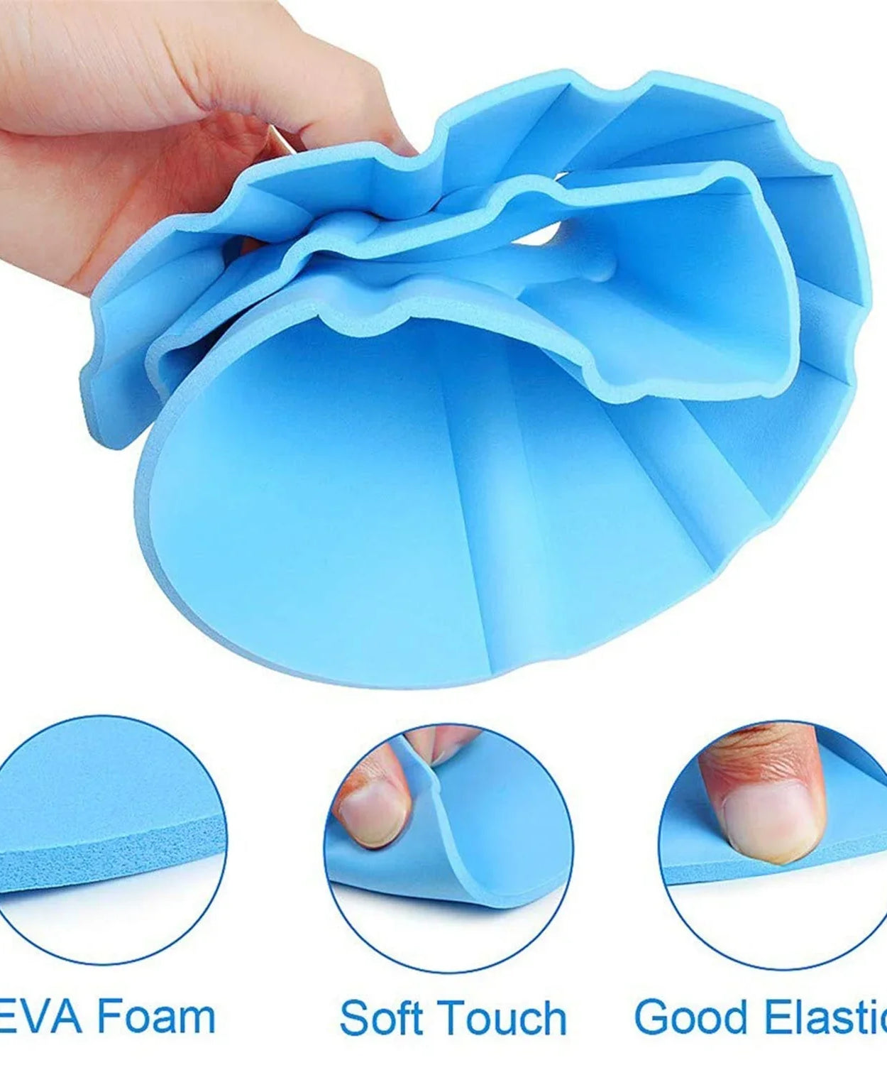 Adjustable shower cap for baby hair washing